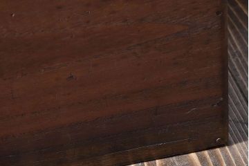アンティーク雑貨　和製アンティーク　桐材　木の風合いが味わい深い収納箱(木箱、小物収納)