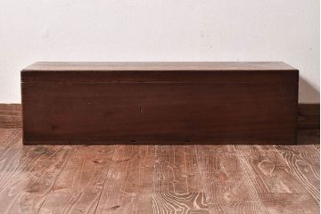 アンティーク雑貨　和製アンティーク　桐材　木の風合いが味わい深い収納箱(木箱、小物収納)