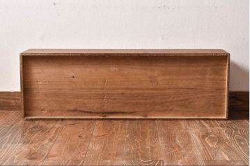 アンティーク雑貨　和製アンティーク　桐材　木の風合いが味わい深い収納箱(木箱、小物収納)