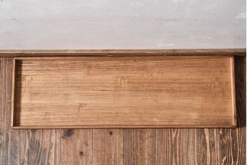 アンティーク雑貨　和製アンティーク　桐材　木の風合いが味わい深い収納箱(木箱、小物収納)