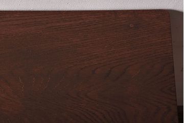 アンティーク家具　古い木の質感が味のある小振りなアンティーク机(子供用デスク、在宅ワーク、在宅用サイドテーブル、コンソールテーブル)