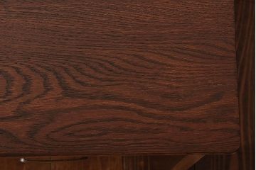 アンティーク家具　古い木の質感が味のある小振りなアンティーク机(子供用デスク、在宅ワーク、在宅用サイドテーブル、コンソールテーブル)