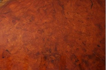 中古　特大　カリン材(花梨材)　鳥眼杢　独特な杢目が存在感を放つ座卓(定価約180万円)