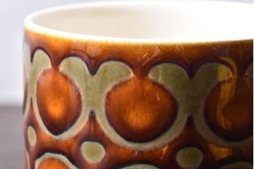 アンティーク雑貨　イギリスビンテージ　HORNSEA(ホーンジー)　BRONTE(ブロンテ)シリーズ　カップ4点セット