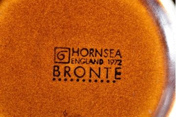 アンティーク雑貨　イギリスビンテージ　HORNSEA(ホーンジー)　BRONTE(ブロンテ)シリーズ　カップ4点セット
