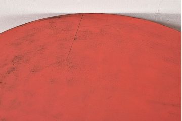 アンティーク家具　和製アンティーク　根来塗り!上品な佇まいの丸座卓(ちゃぶ台、ローテーブル)