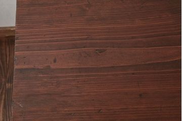 アンティーク家具　和製アンティーク　味わい深い風合いが魅力的なヒノキ材のテーブル(平机、子供机、作業台)