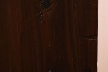 アンティーク家具　和製アンティーク　前面ケヤキ材　ツートンカラーがおしゃれなローチェスト(ローボード、箪笥、引き出し)