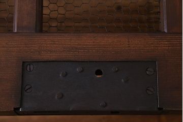 アンティーク家具　和製アンティーク　明治大正期!和モダンな蔵戸テーブル(ダイニングテーブル、リビングテーブル)