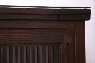 アンティーク家具　和製アンティーク　明治大正期!和モダンな蔵戸テーブル(ダイニングテーブル、リビングテーブル)