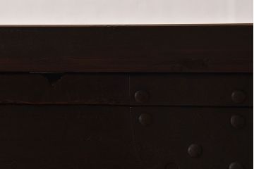 [A様ご成約済]　和製アンティーク　前面桐材　観音開き戸がおしゃれな脚付きローチェスト(衣装箪笥、引き出し、テレビボード)