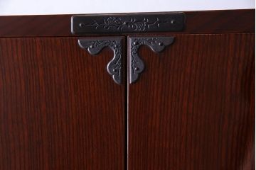 仙台箪笥　渡辺家具店　木地呂塗りの上品な衣装箪笥(チェスト、タンス)(定価120万)