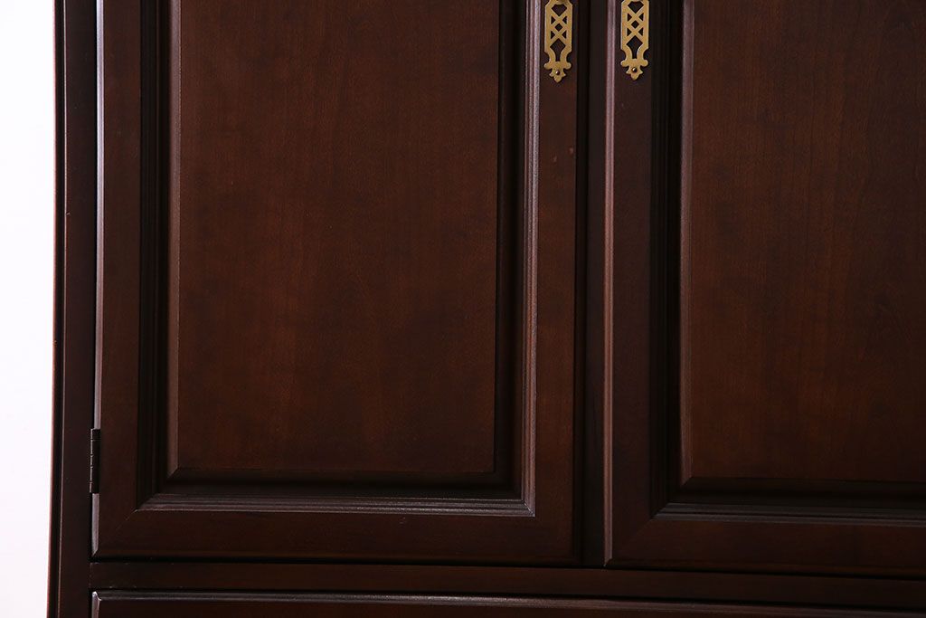 中古　ドレクセルヘリテイジ(DREXEL HERITAGE)　マホガニー材 高級感溢れるTVキャビネット