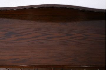 アンティーク家具　アンティーク　オーク材　アールデコのデザインがおしゃれなキャビネット(収納棚、本箱)