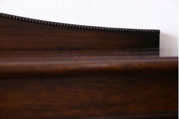 アンティーク家具　アンティーク　オーク材　アールデコのデザインがおしゃれなキャビネット(収納棚、本箱)