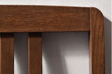 レトロ家具　昭和レトロ　小ぶりな木製ダイニングチェア(椅子、イス)