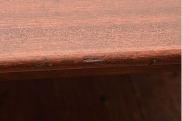 レトロ家具　和製アンティーク　昭和レトロな角ちゃぶ台(ローテーブル、座卓)