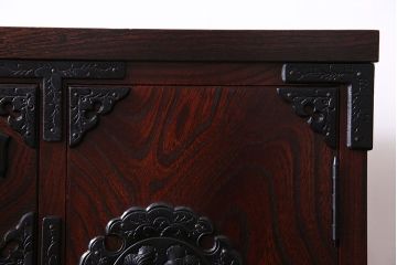 中古　岩谷堂箪笥　NO.902　上質な和の雰囲気漂う、北上型(上開)車タンス(定価約34万円)