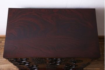 中古　岩谷堂箪笥　NO.902　上質な和の雰囲気漂う、北上型(上開)車タンス(定価約34万円)