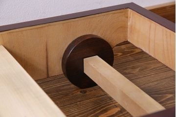 中古　岩谷堂箪笥　NO.902　上質な和の雰囲気漂う、北上型(上開)車タンス(定価約34万円)