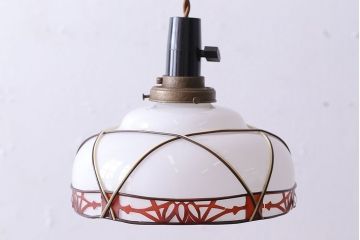 和製アンティーク　装飾がおしゃれなシェード(ペンダントライト)