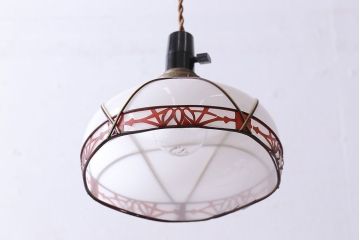 和製アンティーク　装飾がおしゃれなシェード(ペンダントライト)