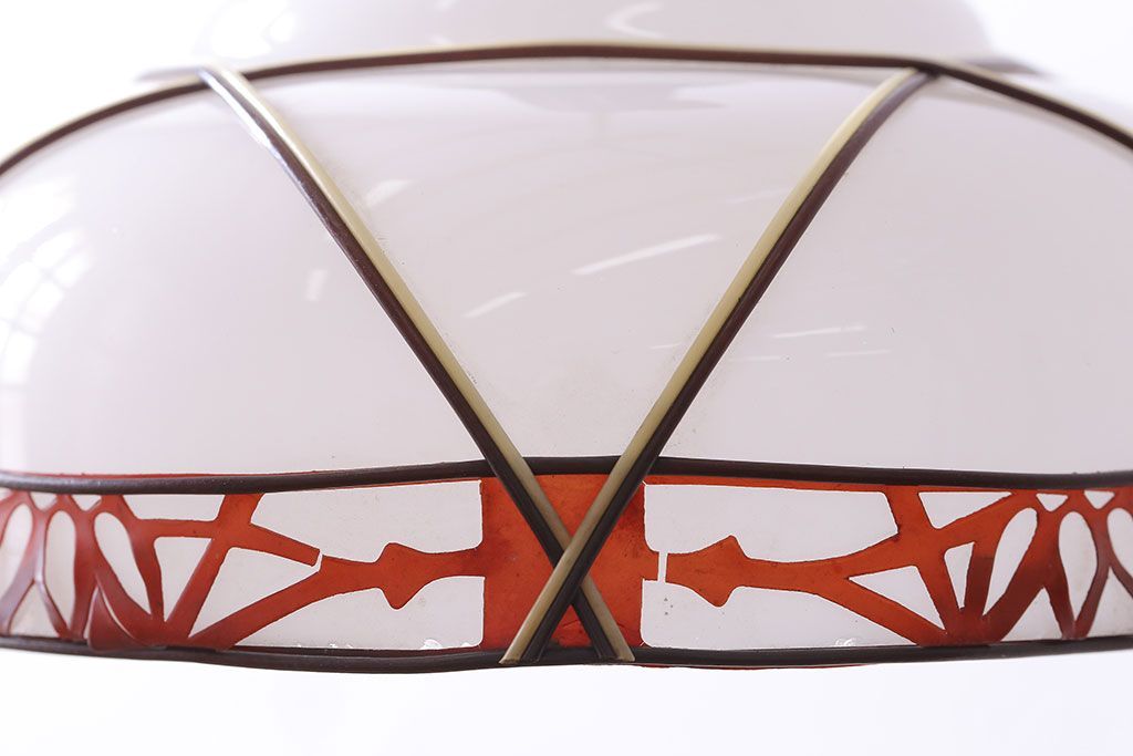 和製アンティーク　装飾がおしゃれなシェード(ペンダントライト)