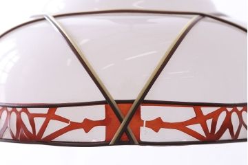 和製アンティーク　装飾がおしゃれなシェード(ペンダントライト)