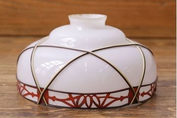 和製アンティーク　装飾がおしゃれなシェード(ペンダントライト)