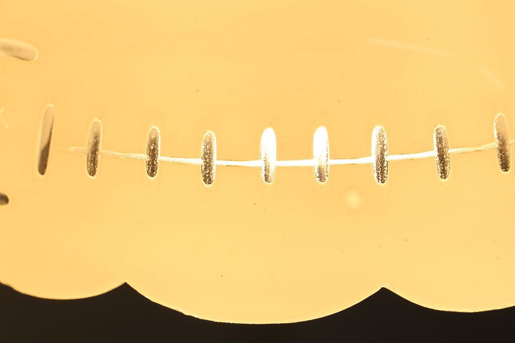 和製アンティーク　カットガラスがおしゃれなシェード(ペンダントライト)