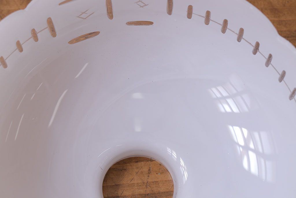 和製アンティーク　カットガラスがおしゃれなシェード(ペンダントライト)