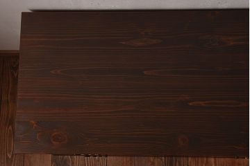 アンティーク家具　和製アンティーク　前面黒檀　落ち着いた雰囲気漂うタンスローボード(引き出し、テレビボード)