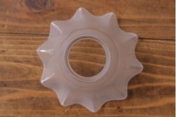 昭和レトロ　愛らしいフリルシェードのペンダントライト(天井照明)