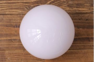 アンティーク雑貨　和製アンティーク　丸いフォルムが愛らしいウォールランプ(壁掛け照明)