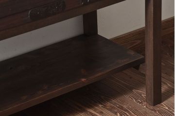 アンティーク家具　和製アンティーク　和モダンな時代箪笥サイドボード(脚付きチェスト、衣装箪笥)