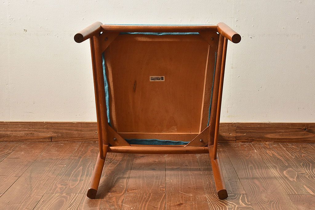 北欧家具　デンマーク・FARSTRUP社　ビンテージダイニングチェア(椅子、イス)(1)