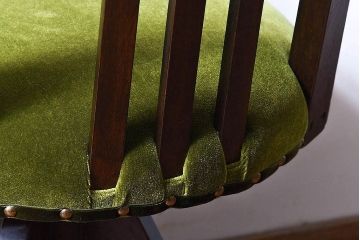 【O様ご成約済み】和製アンティーク　オーク材　回転イス(椅子、チェア、ワークチェア)