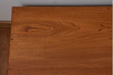 レトロ家具　昭和レトロ　栓材　明るい木肌のローテーブル(座卓、文机、作業台)