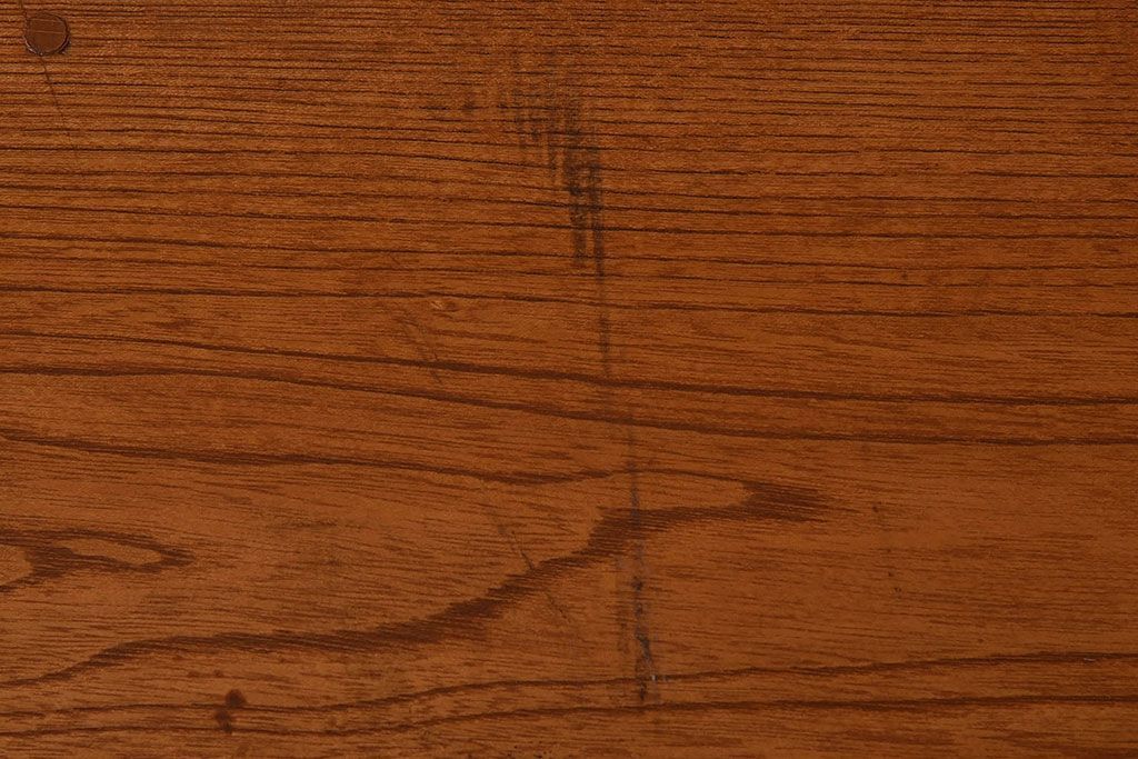 レトロ家具　昭和レトロ　栓材　明るい木肌のローテーブル(座卓、文机、作業台)