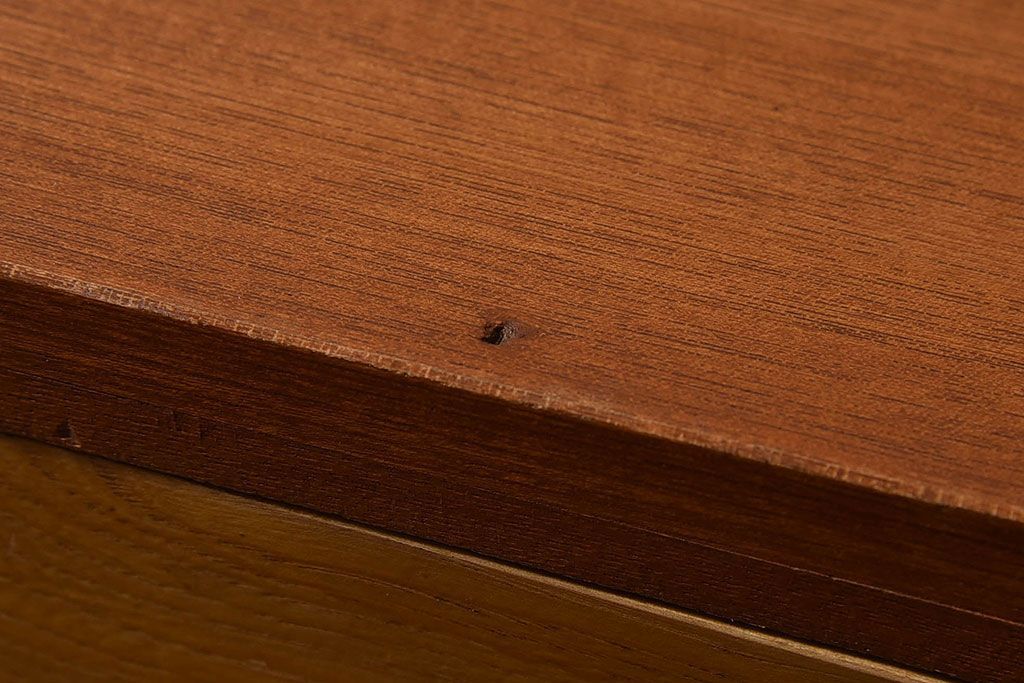 レトロ家具　昭和レトロ　栓材　明るい木肌のローテーブル(座卓、文机、作業台)