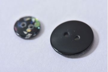 アンティーク雑貨　ブラックカラーのシックなビンテージボタンセット