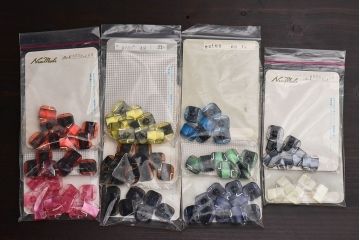 アンティーク雑貨　バイカラー!エレガントなデザインのビンテージボタンセット