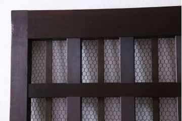 和製アンティーク　明治期!堅牢な佇まいが魅力的なくぐり戸(蔵戸、玄関戸)