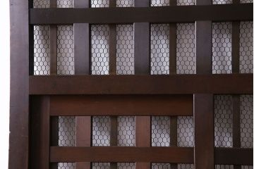 和製アンティーク　明治期!堅牢な佇まいが魅力的なくぐり戸(蔵戸、玄関戸)