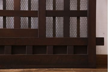 和製アンティーク　明治期!堅牢な佇まいが魅力的なくぐり戸(蔵戸、玄関戸)