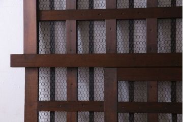 和製アンティーク　明治期!堅牢な佇まいが魅力的なくぐり戸(蔵戸、玄関戸)