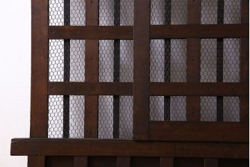 和製アンティーク　明治期!堅牢な佇まいが魅力的なくぐり戸(蔵戸、玄関戸)