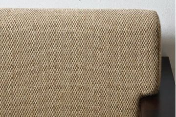 中古美品　北海道民芸家具　重厚な佇まいシングルソファ(1人掛けソファ、アームソファ)(定価17万)(1)