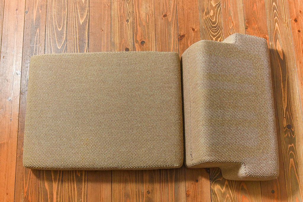 中古美品　北海道民芸家具　重厚な佇まいシングルソファ(1人掛けソファ、アームソファ)(定価17万)(1)