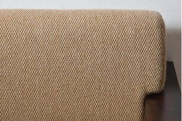 中古美品　北海道民芸家具　重厚な佇まいシングルソファ(1人掛けソファ、アームソファ)(定価17万)(2)